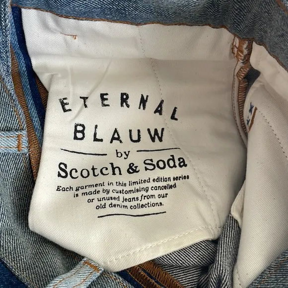 SCOTCH AND SODA LIMITED EDITION ETERNAL BLAUW SKORT