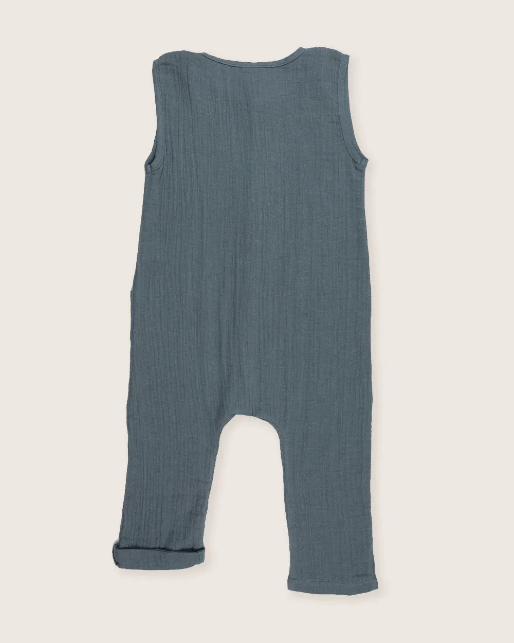 Sea Gauze Tank Dungarees