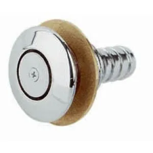 Semi Flush Chrome Tank Vent   Gauze 16mm Hose