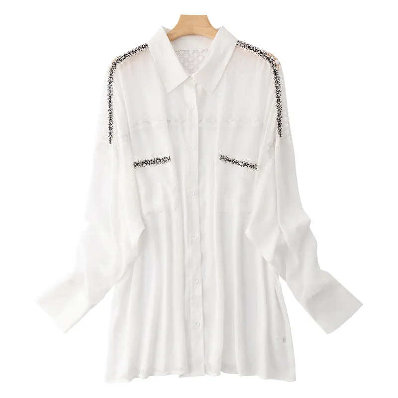 Sexy Hollow Summer Chiffon Shirt