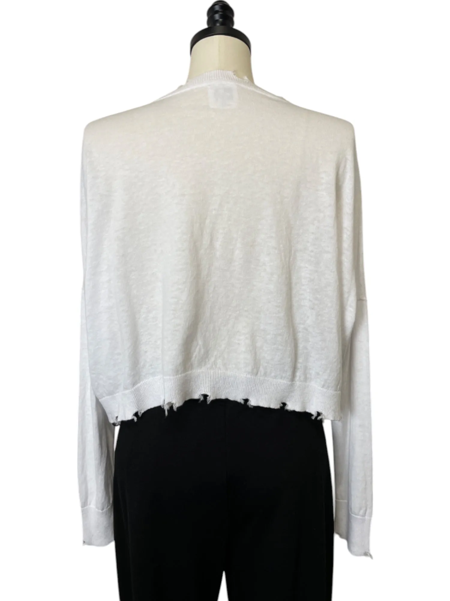 Shadow Cropped Top Sweater (Multiple Colors)