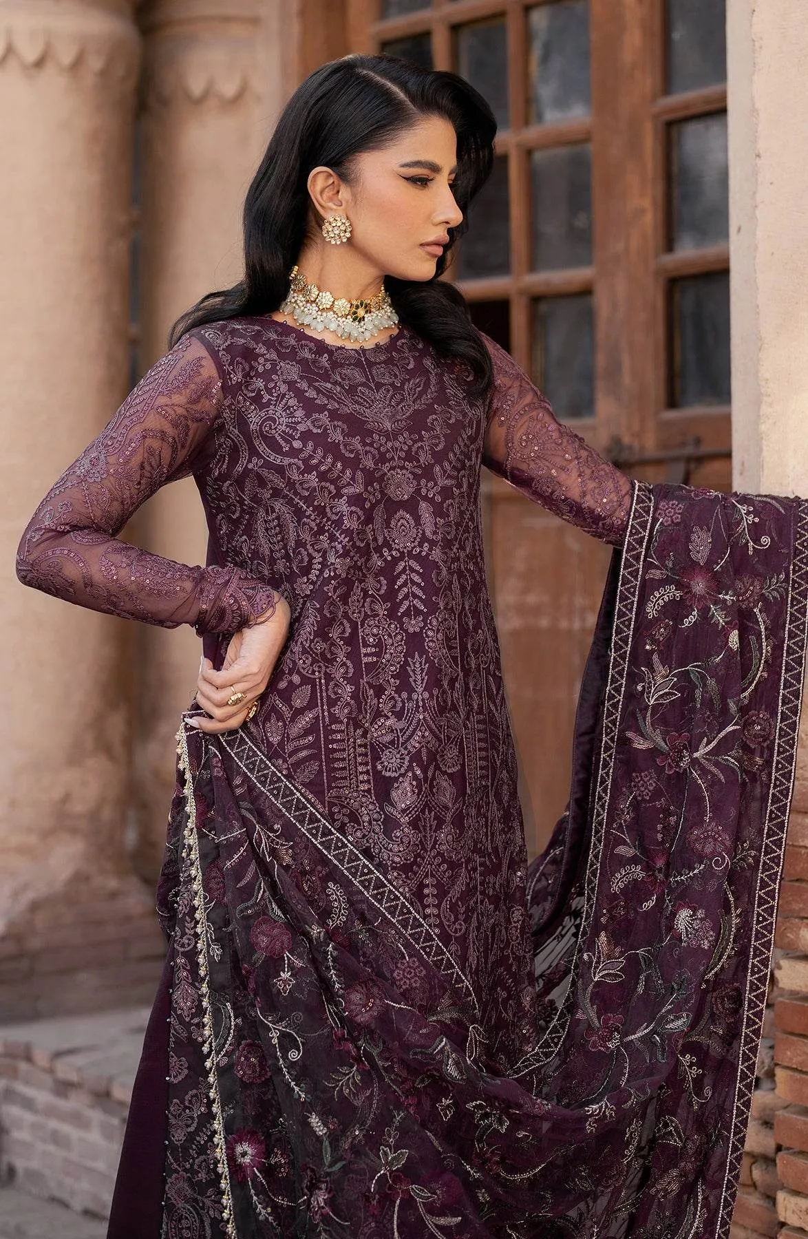 Shehnai By Zarif Embroidered Luxury Wedding Unstitched 3pcs