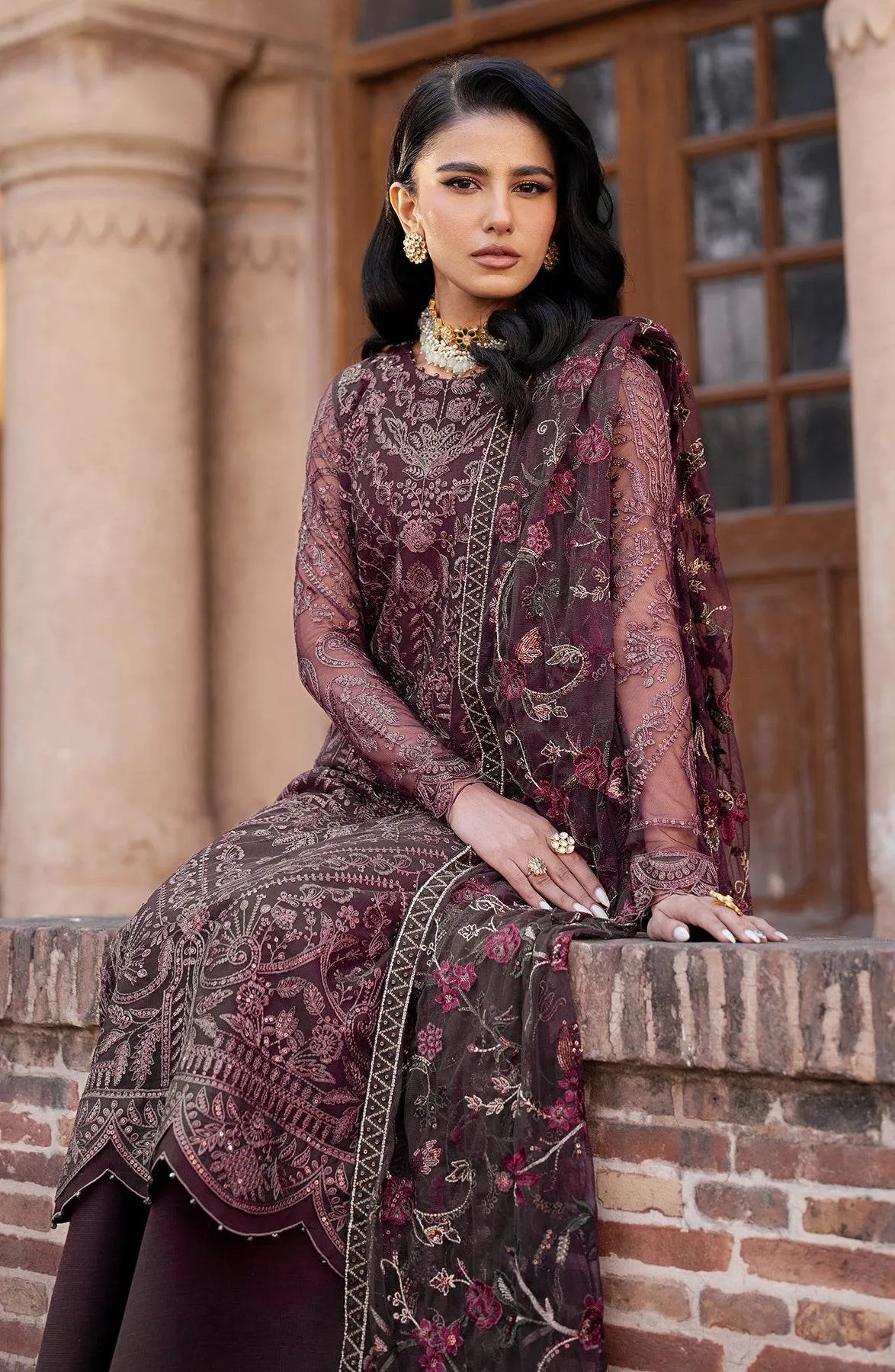 Shehnai By Zarif Embroidered Luxury Wedding Unstitched 3pcs
