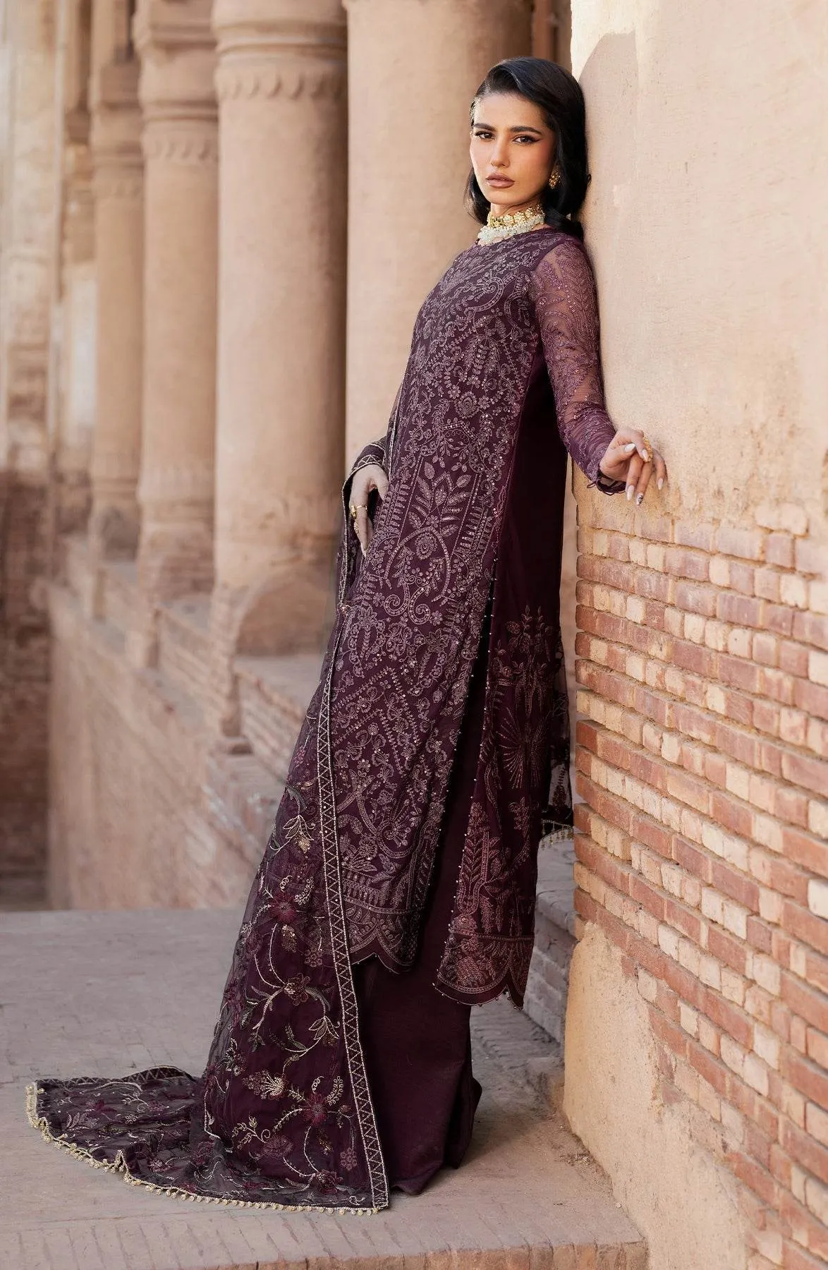 Shehnai By Zarif Embroidered Luxury Wedding Unstitched 3pcs
