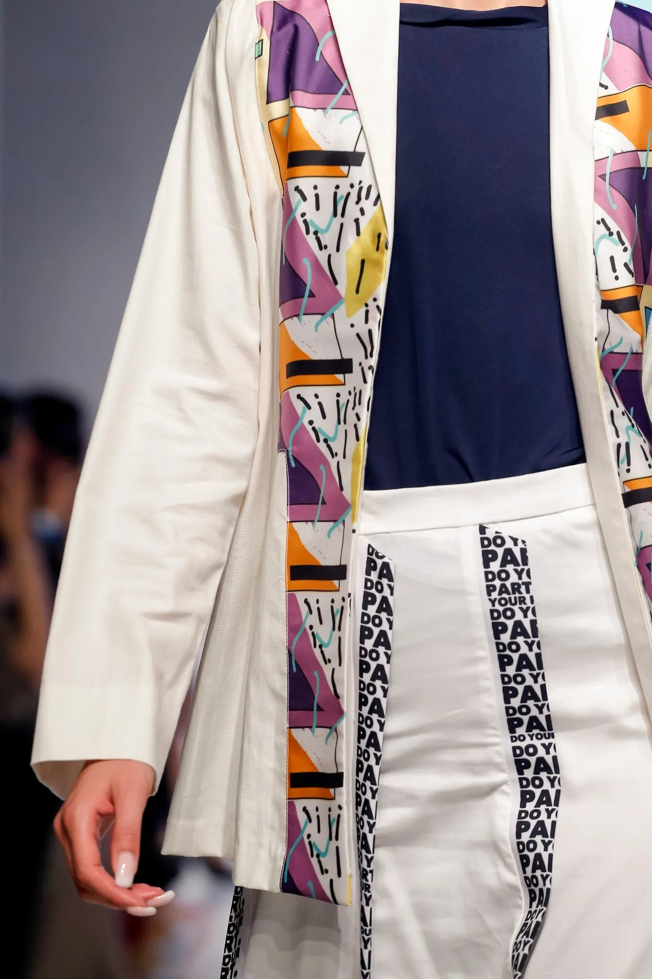 Shirt Style Jacket With Skirt Set