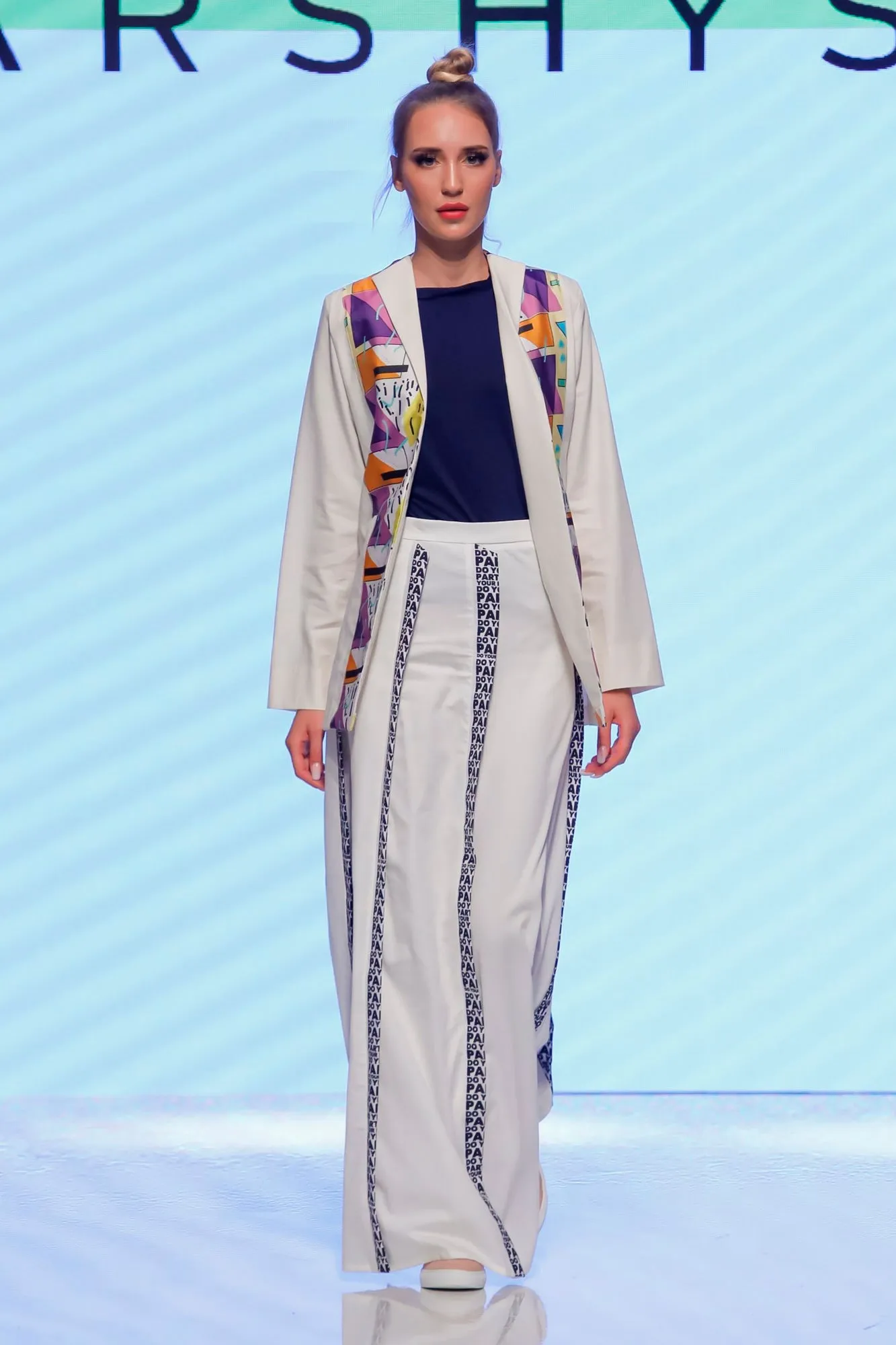 Shirt Style Jacket With Skirt Set