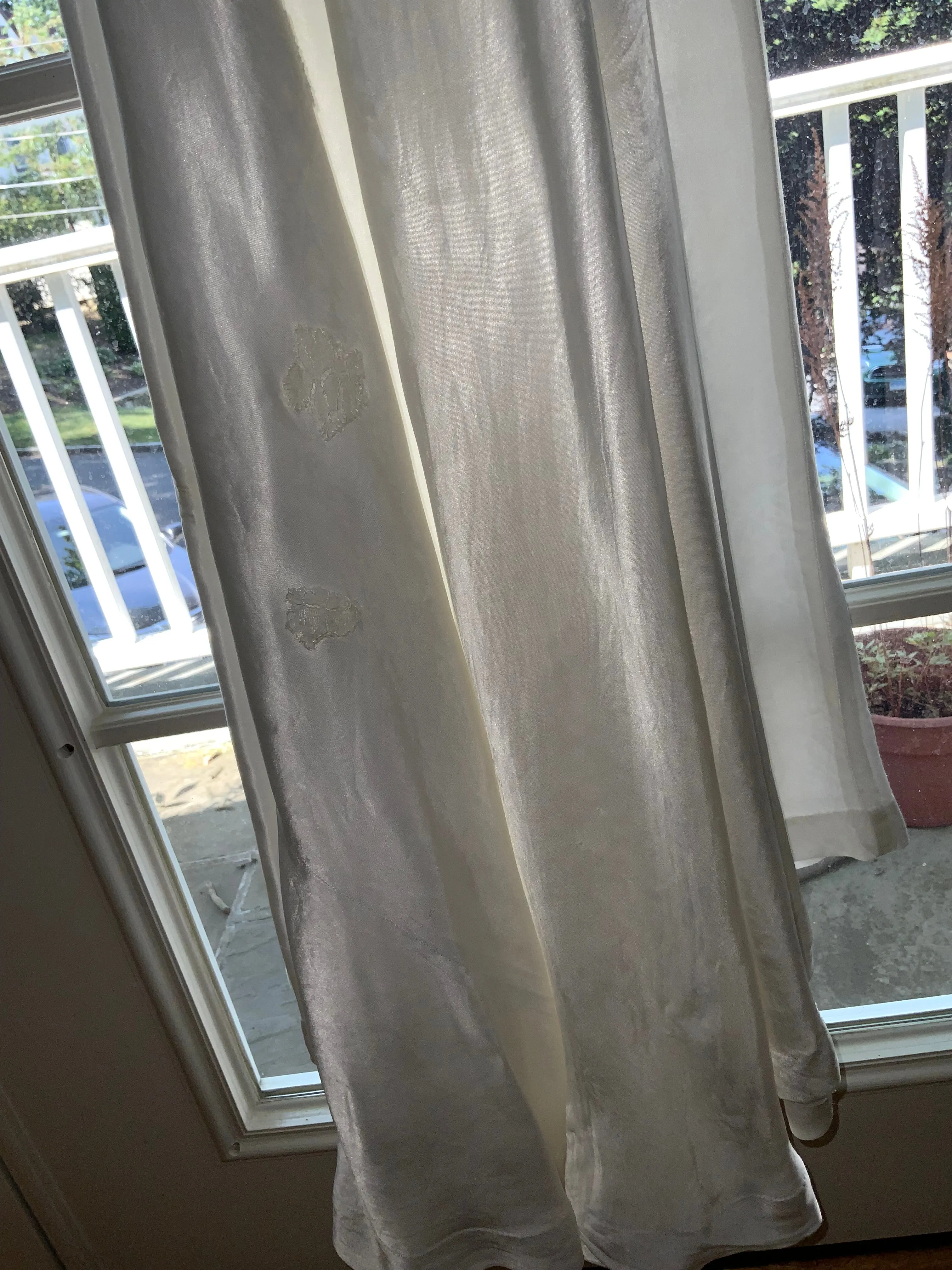 Silk White Bridal Nightgown - 50s - 50AG