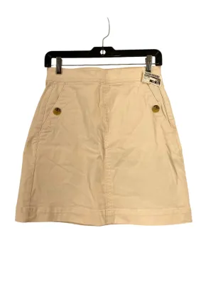 Skirt Midi By Free Assembly In White Denim, Size: 4