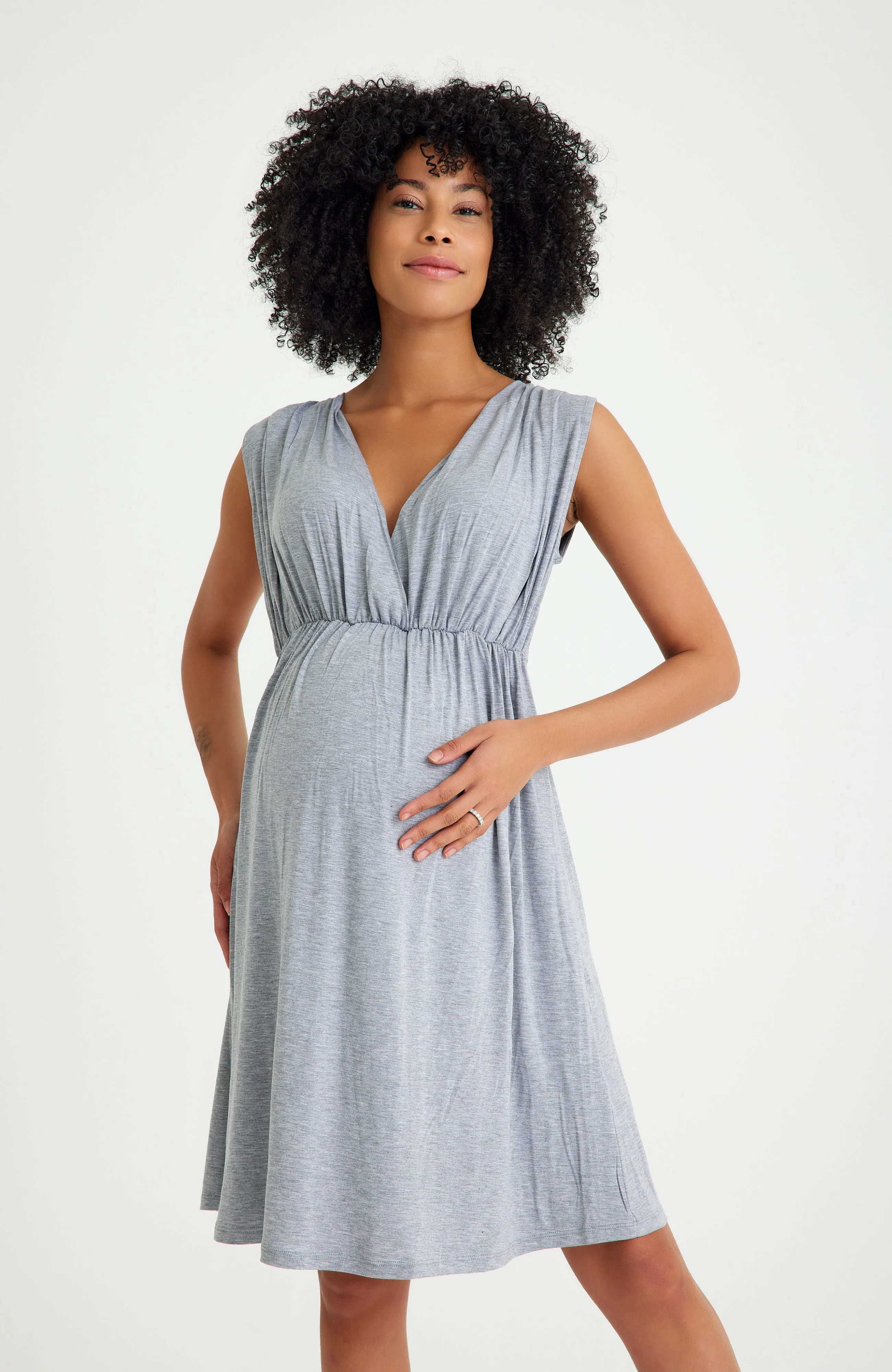 Sleep Well Maternity/Nursing Nightgown & Robe Set