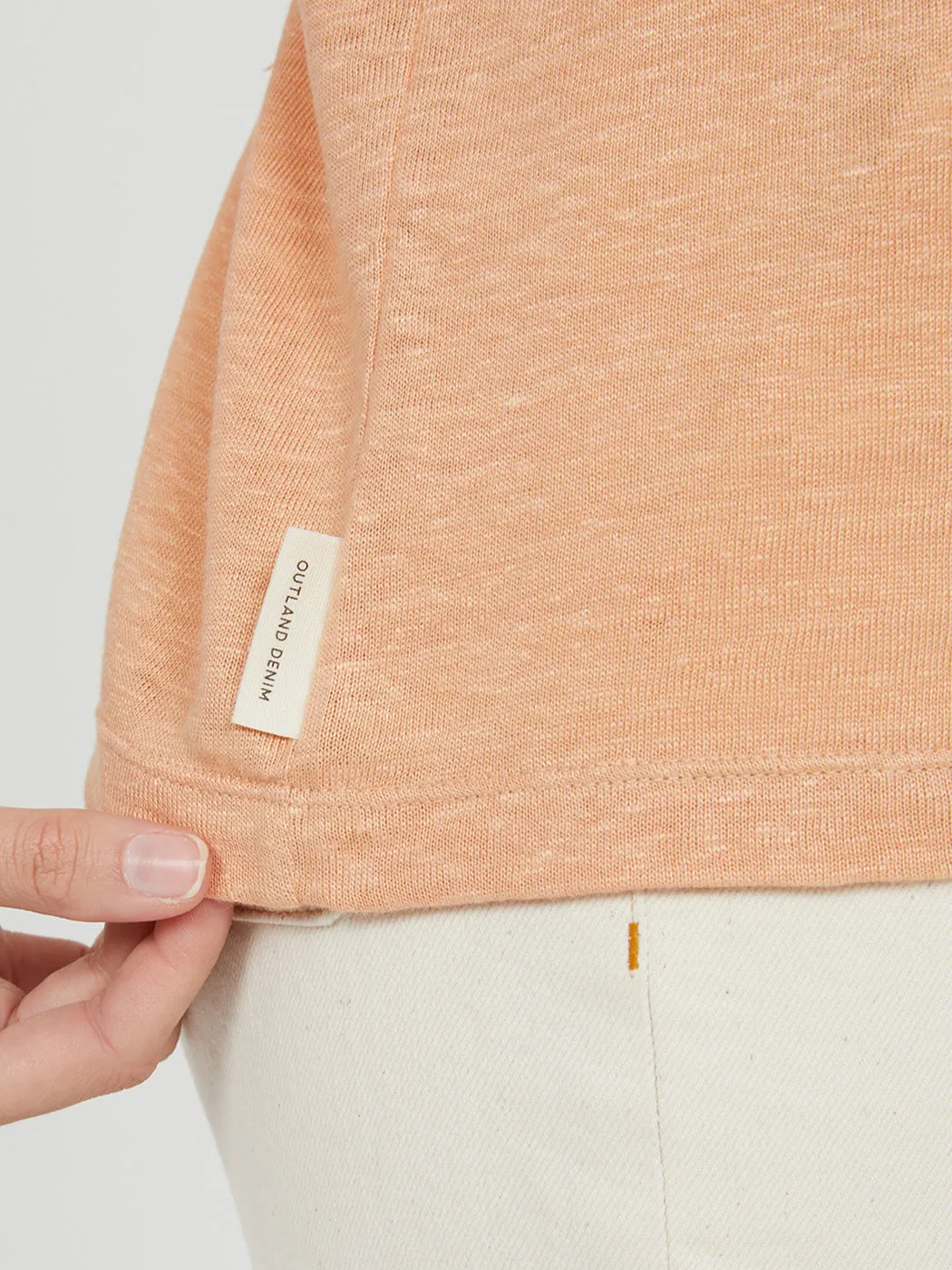 Slouchy Linen Tank Toast