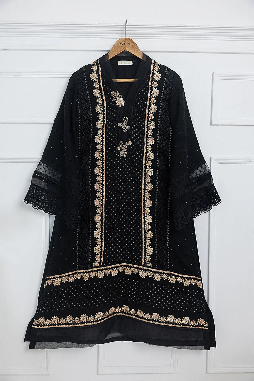 Smoky Night |  Azure Ensembles Chiffon 3PCS 2023
