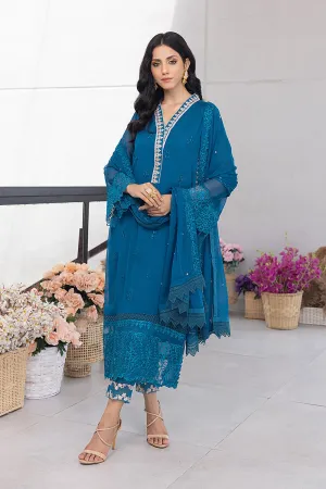 Snow Breeze |  Azure Ensembles Chiffon 3PCS 2023