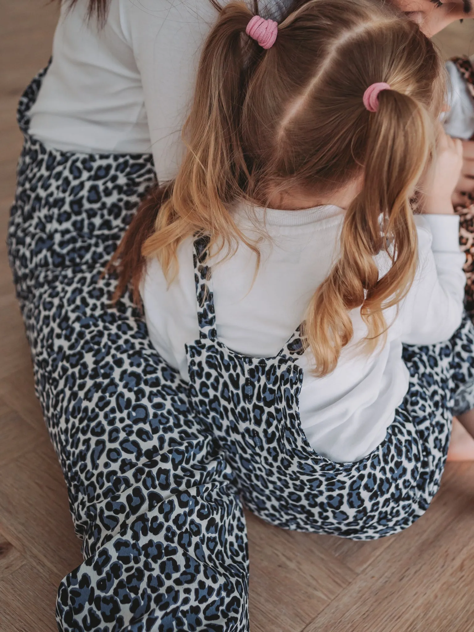 Snow Leopard Slouch Dungarees