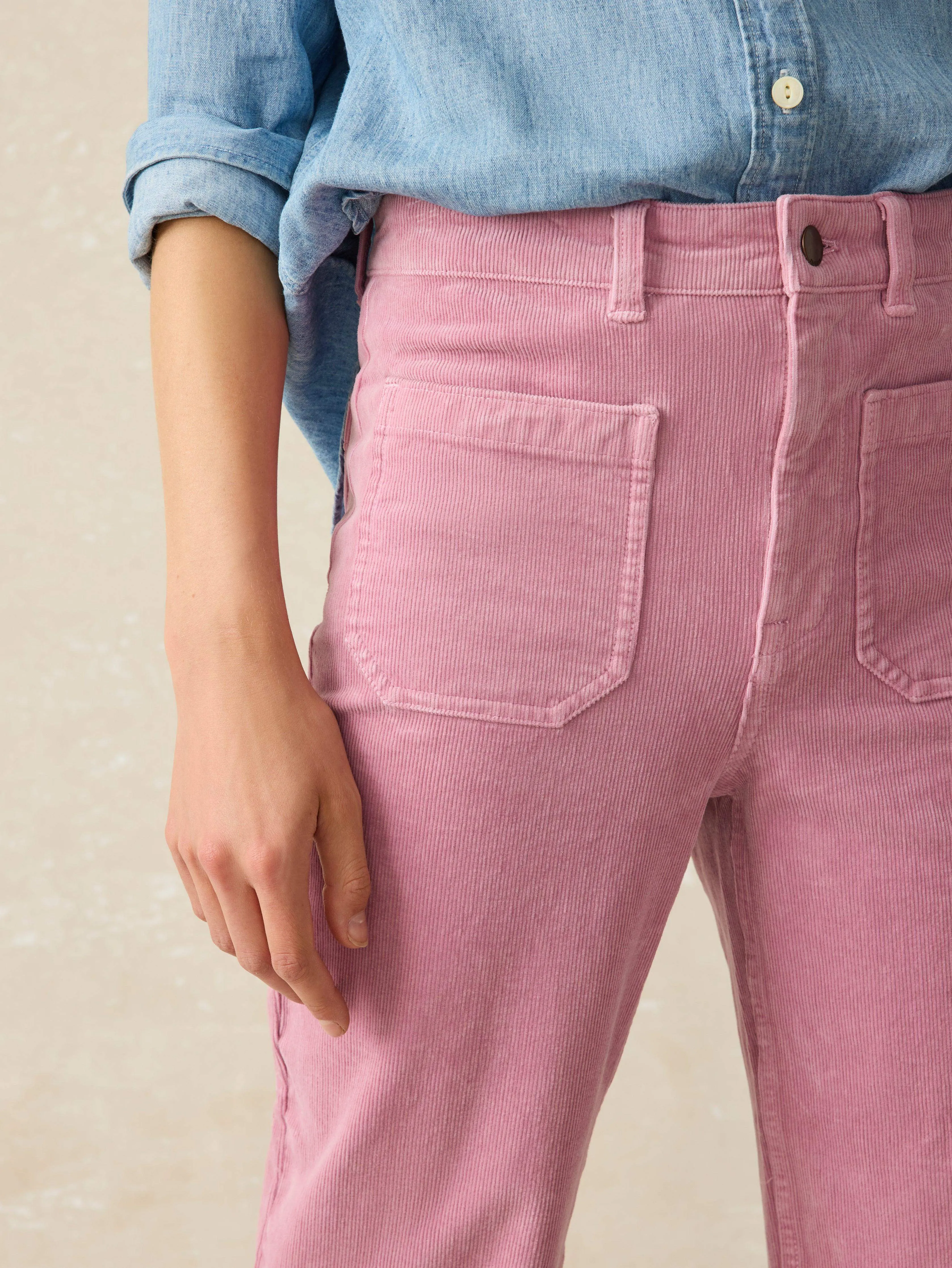 Softstretch Cord Patch Pocket Pant - Orchid Haze