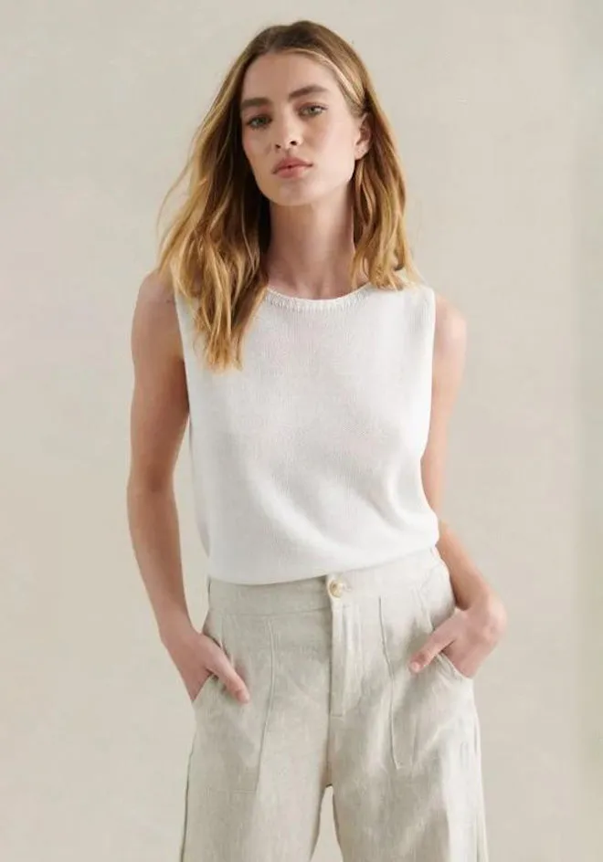 Spring Tank - White