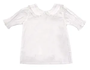 SS Lace Peter Pan Collar Shirt