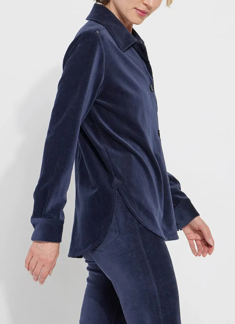 Stella Baby Cord Overshirt - True Navy