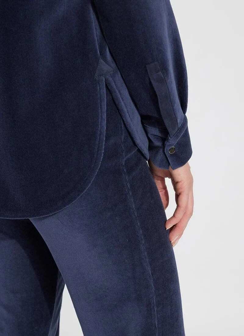 Stella Baby Cord Overshirt - True Navy
