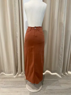 Stella Long Denim Skirt