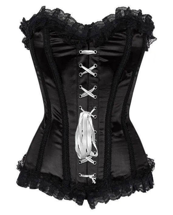 Stevens Burlesque Overbust Corset with Front Busk Opening