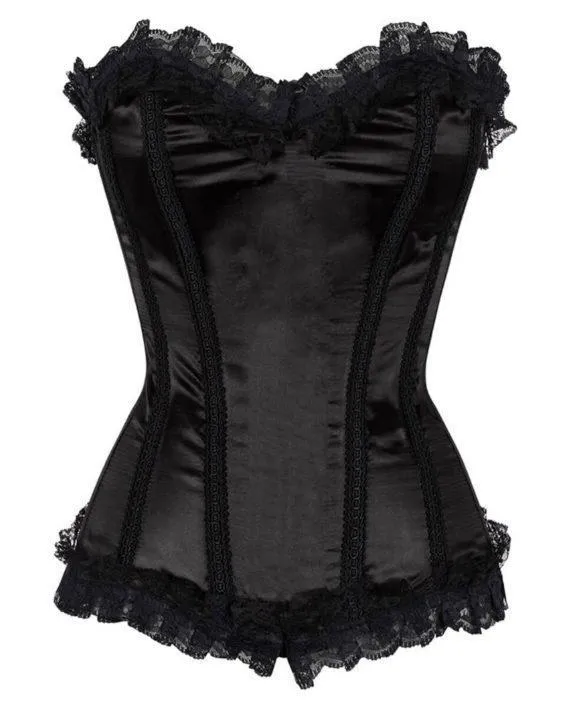Stevens Burlesque Overbust Corset with Front Busk Opening