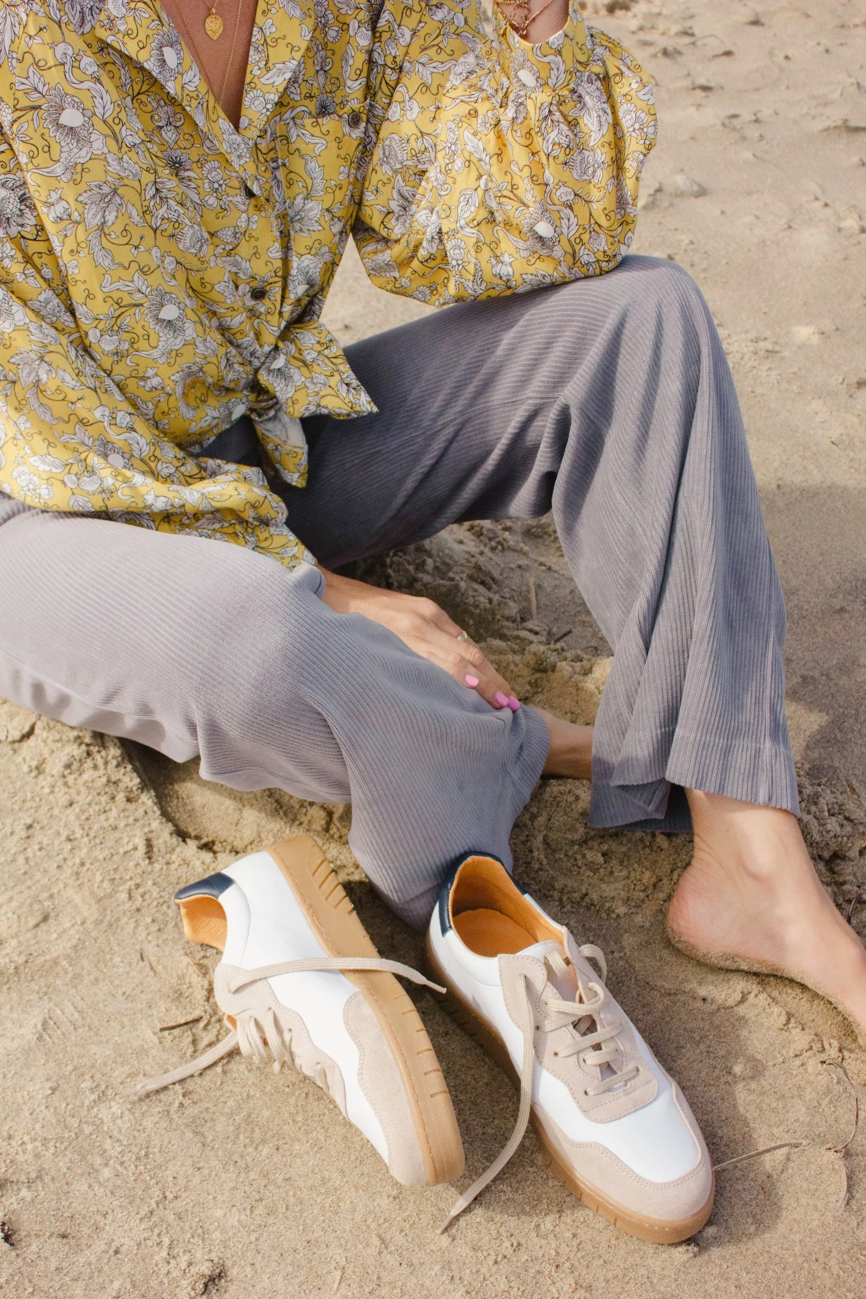 Stockholm Pant Corduroy - Silver