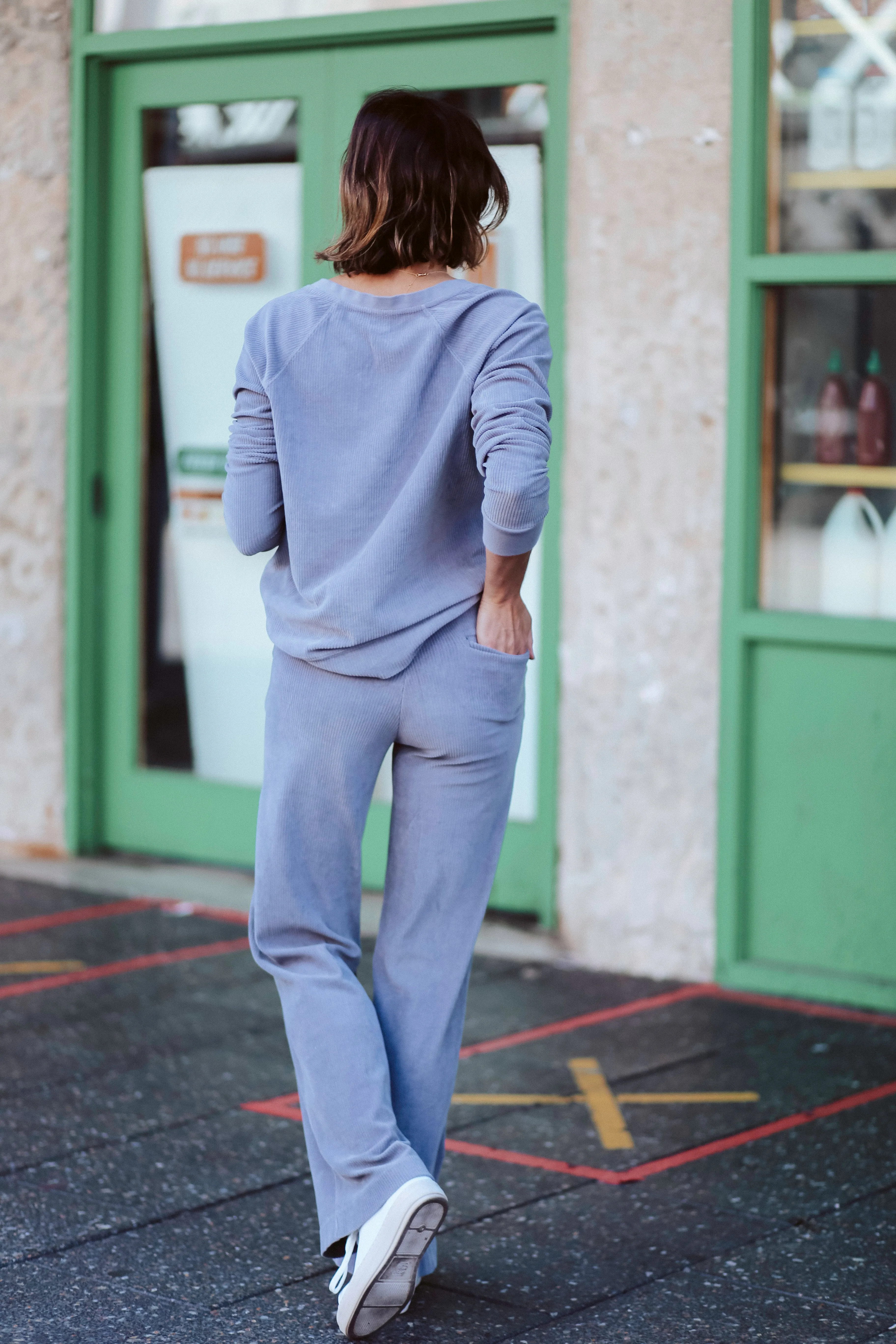 Stockholm Pant Corduroy - Silver