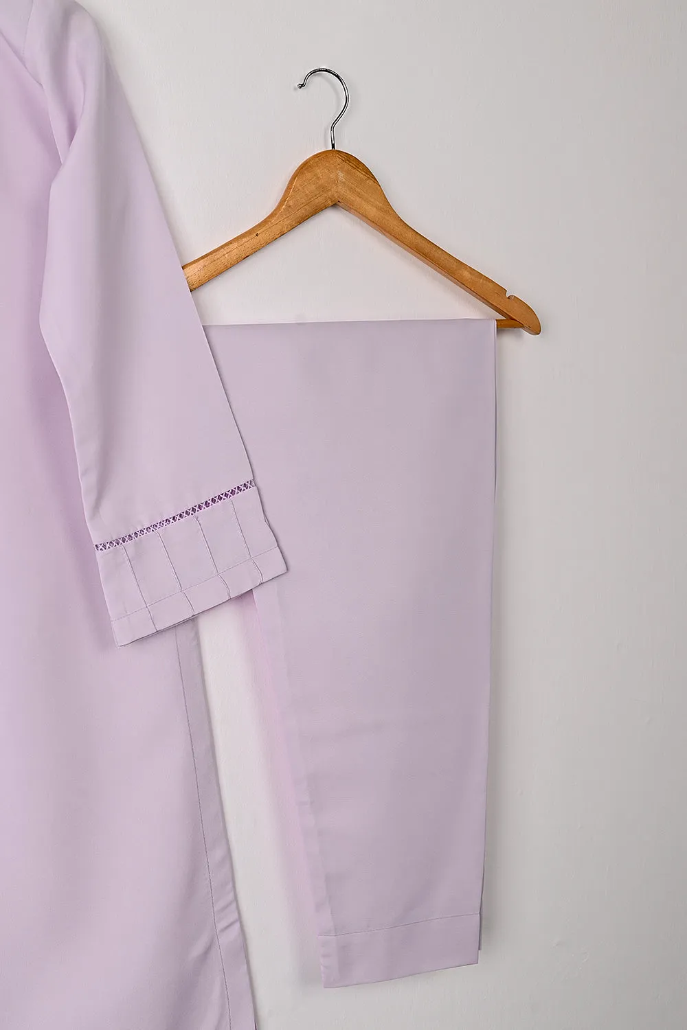 STP-297A-Purple - 2Pc Ready to Wear Malai Solid Dress