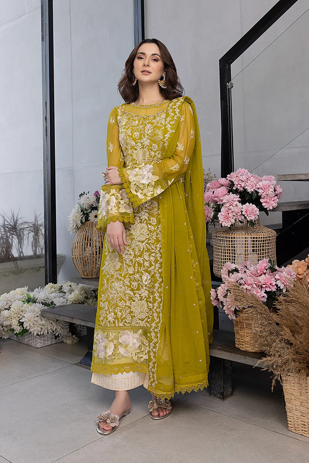 Sunflower |  Azure Ensembles Chiffon 3PCS 2023