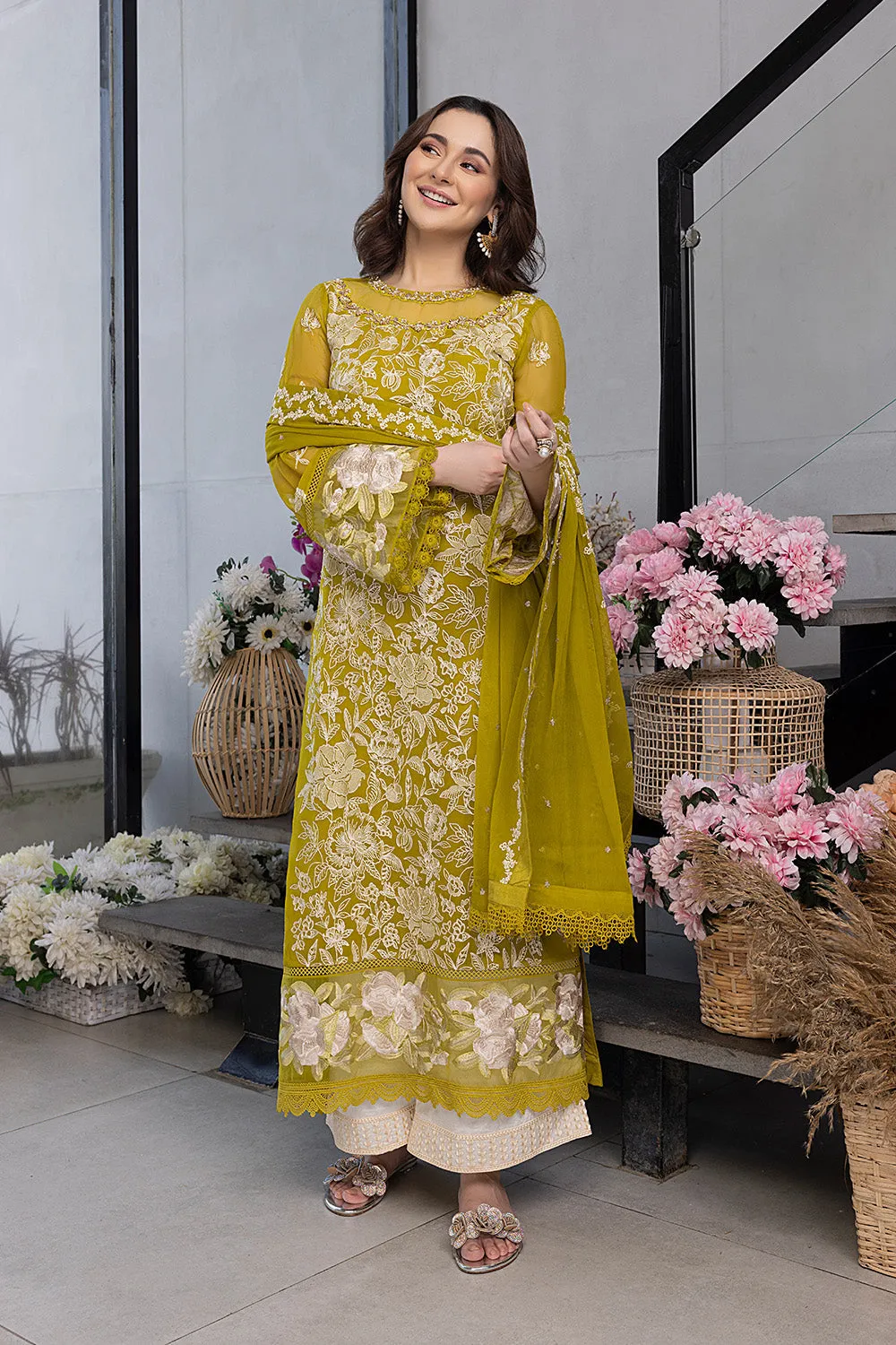Sunflower |  Azure Ensembles Chiffon 3PCS 2023