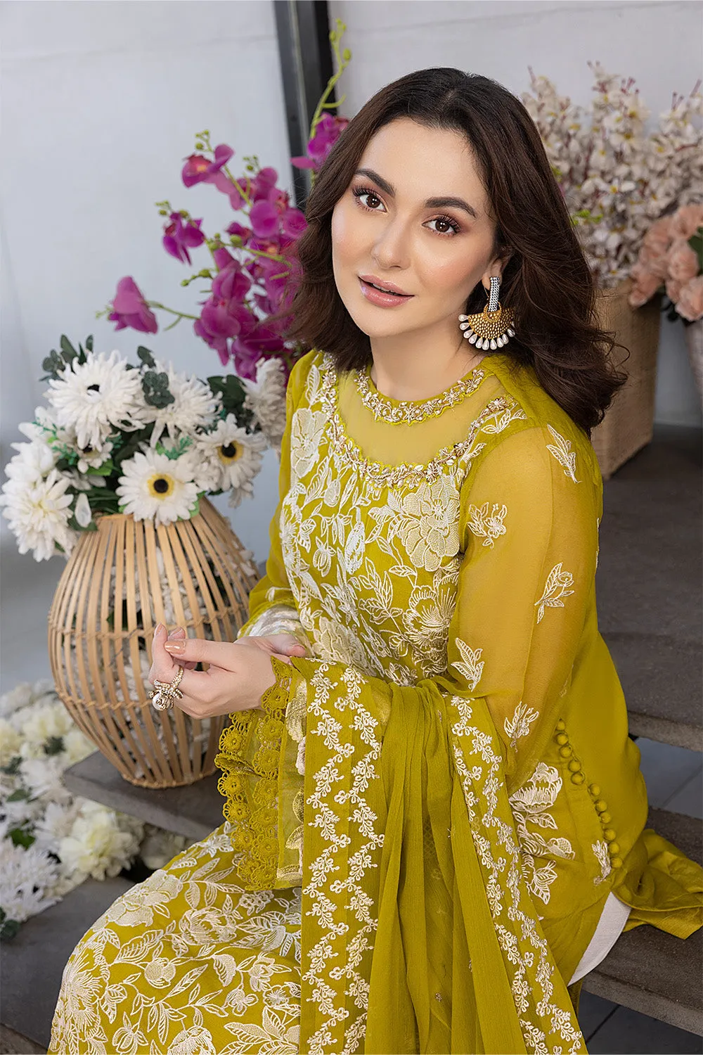 Sunflower |  Azure Ensembles Chiffon 3PCS 2023