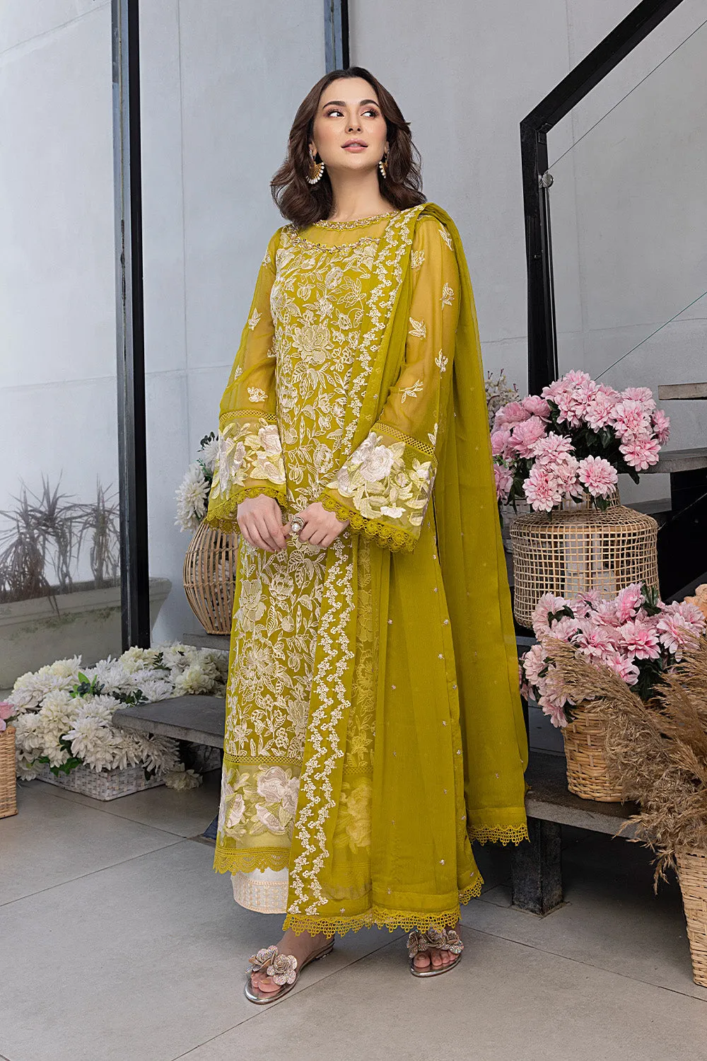 Sunflower |  Azure Ensembles Chiffon 3PCS 2023