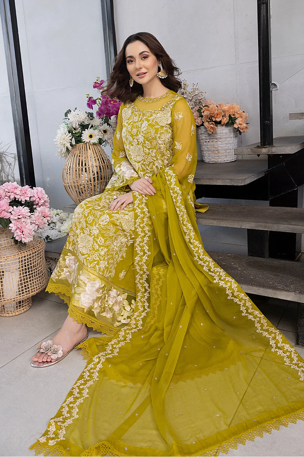 Sunflower |  Azure Ensembles Chiffon 3PCS 2023