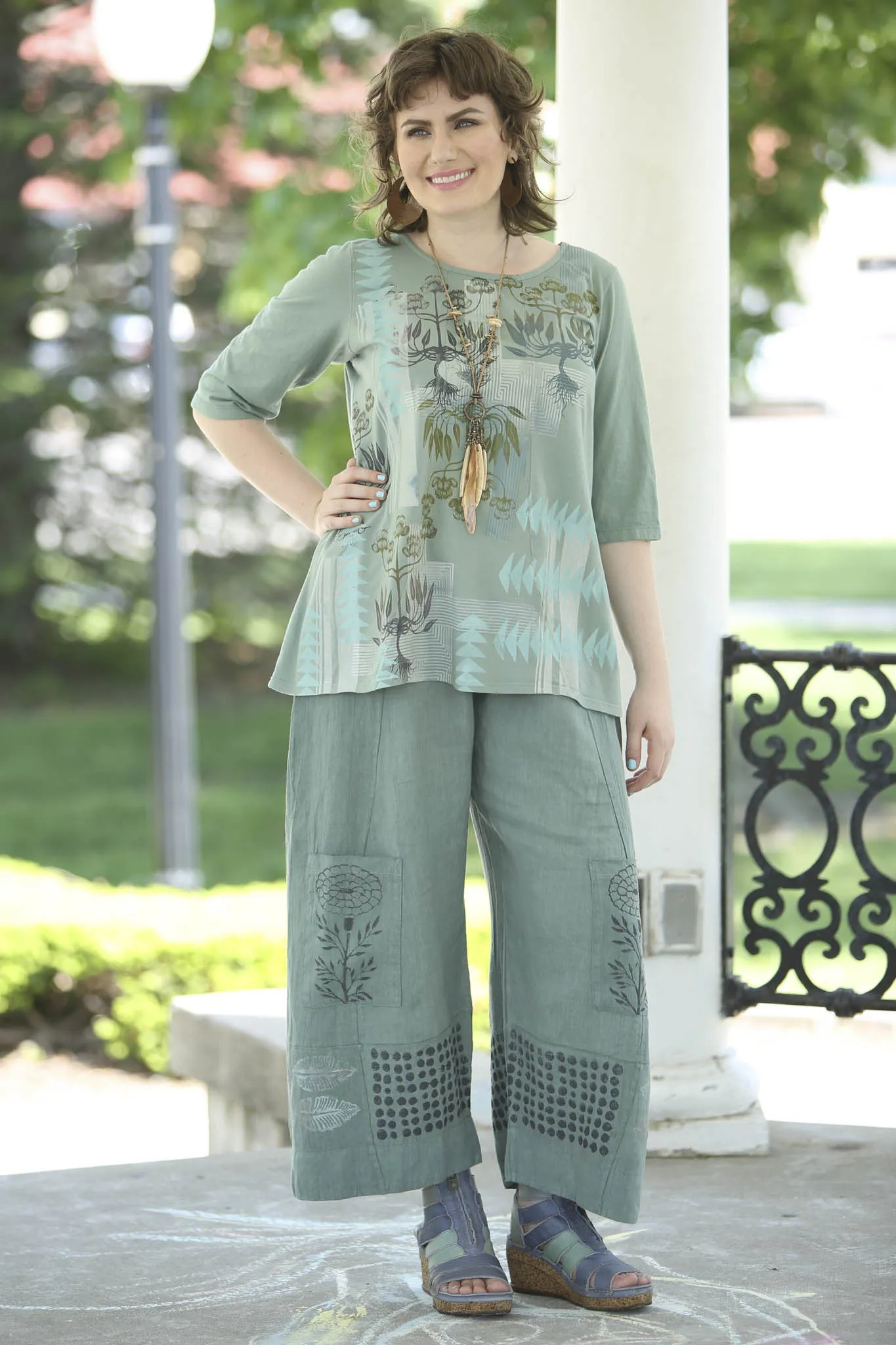 Sunny Day Top 1207C -Aventurine-UNPRINTED