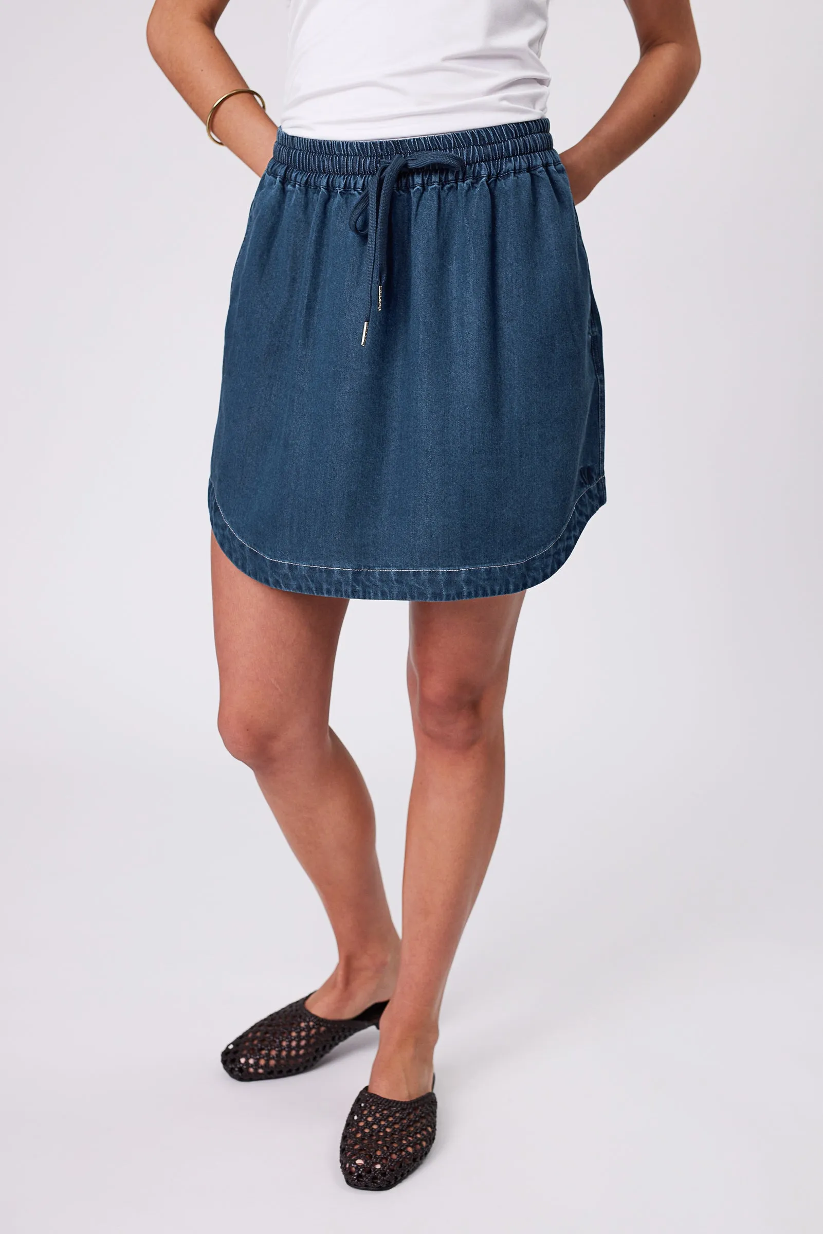 Sunseeker Skirt - Dark Denim