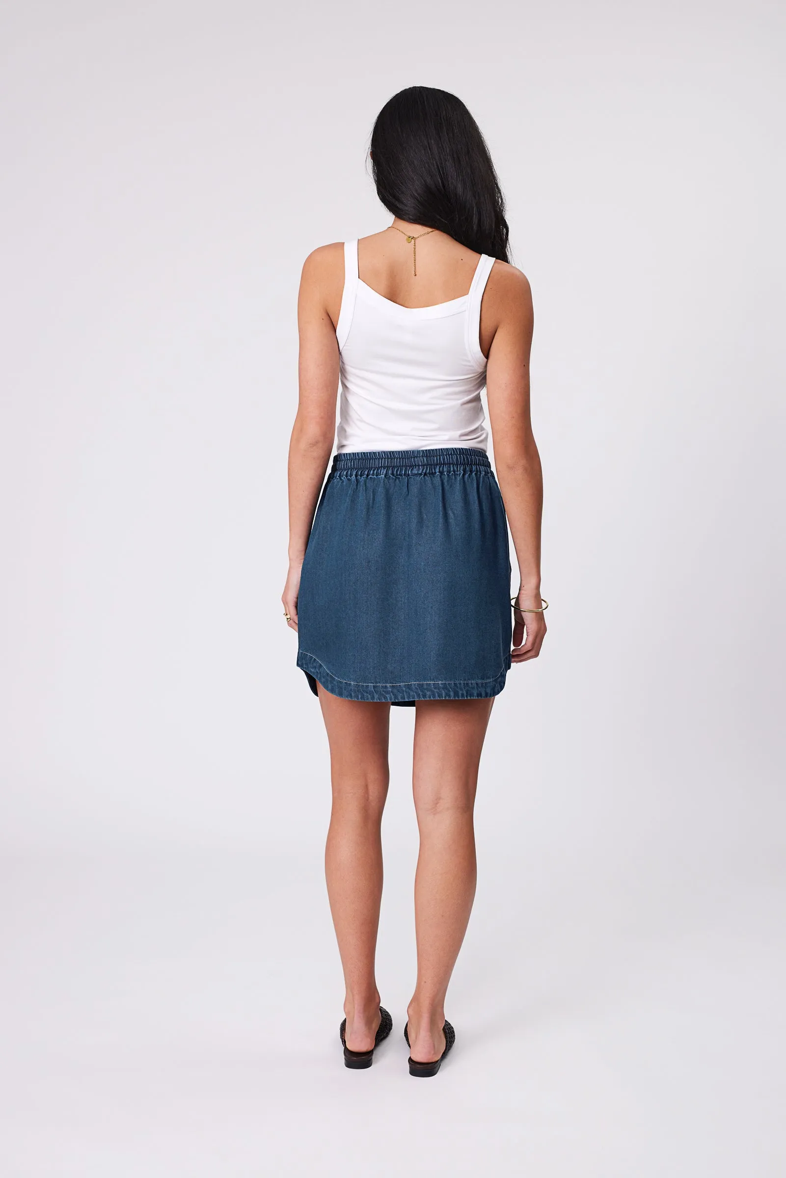 Sunseeker Skirt - Dark Denim
