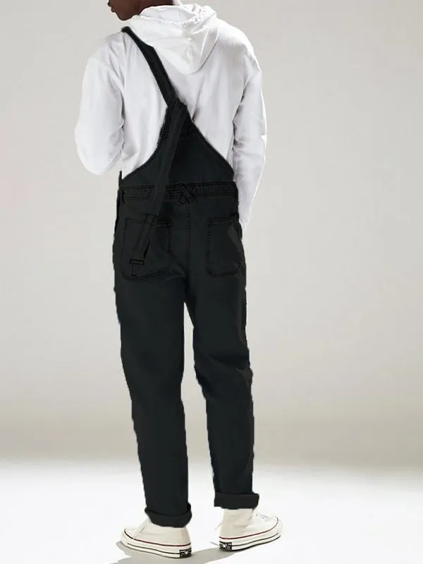 Suspender Denim Jumpsuit