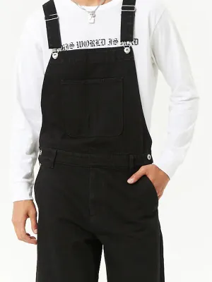 Suspender Denim Rompers