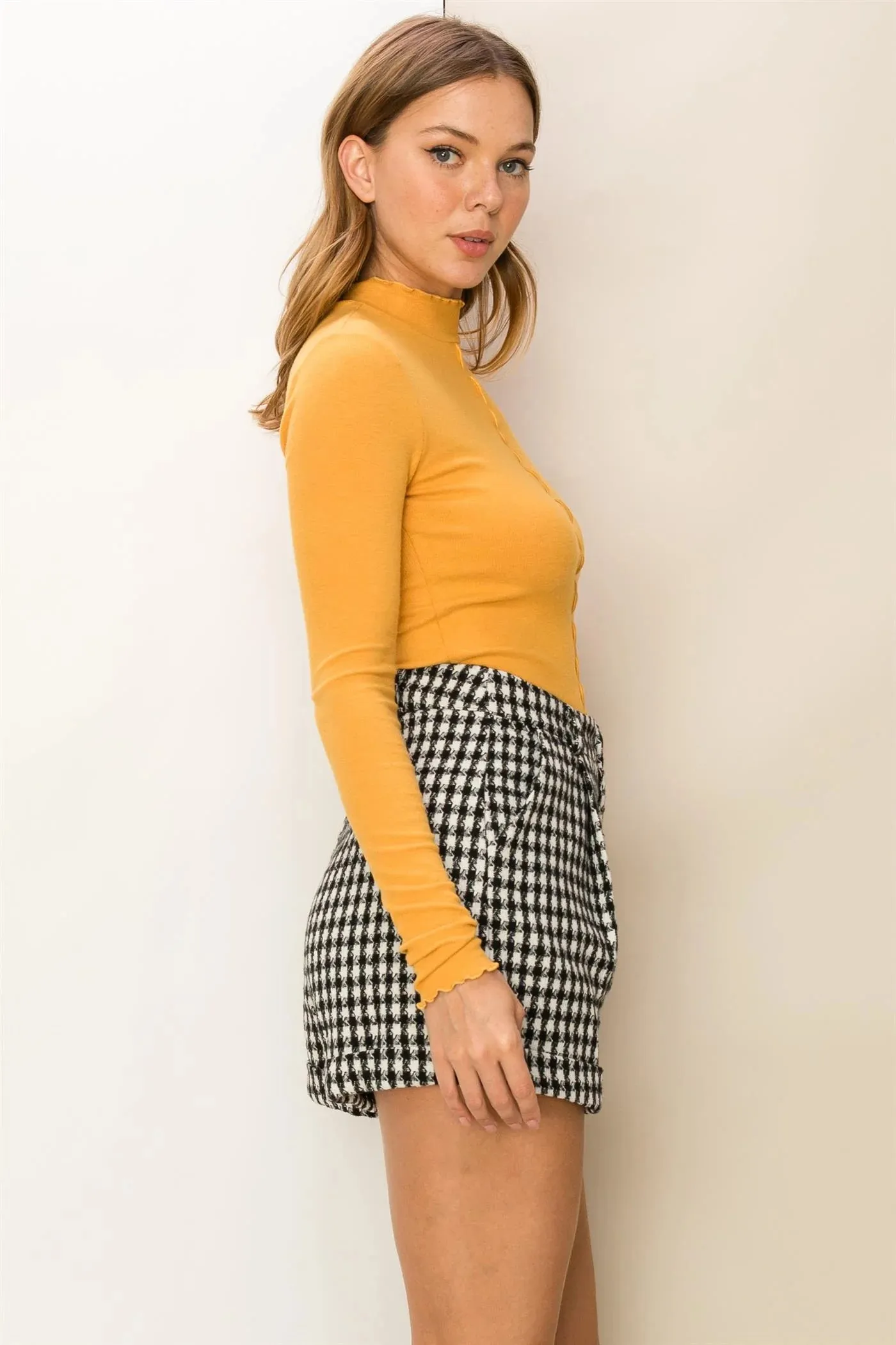 Sweater, Gold Short