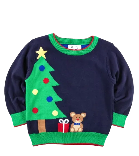 Sweater with Christmas Tree