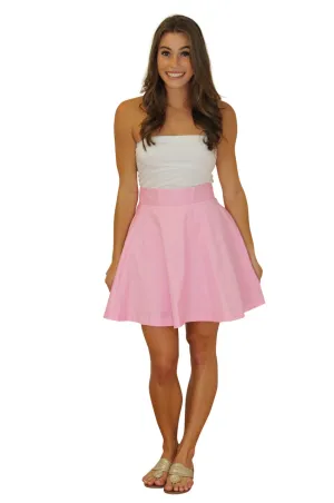 Sydney Skirt- Bubble Gum- Cotton Sateen Lined