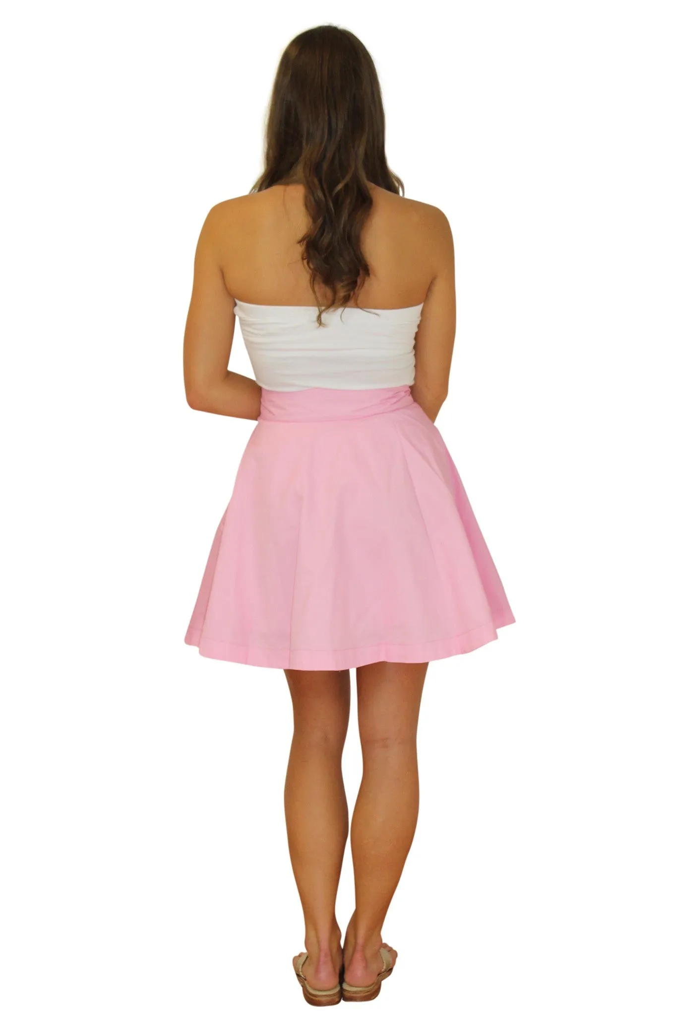 Sydney Skirt- Bubble Gum- Cotton Sateen Lined