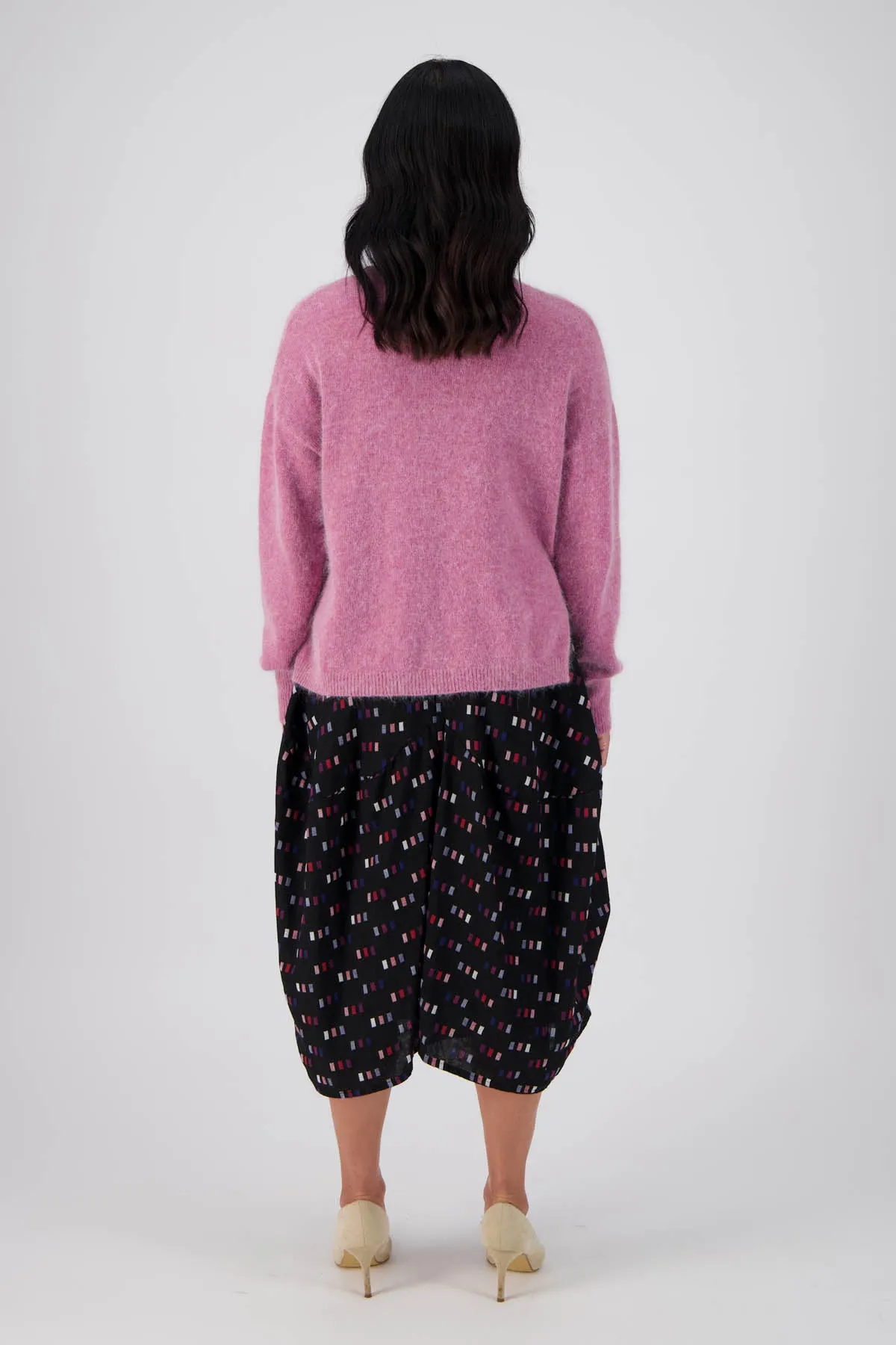 Telegraph Milwaukee Skirt Black in Woven Cotton