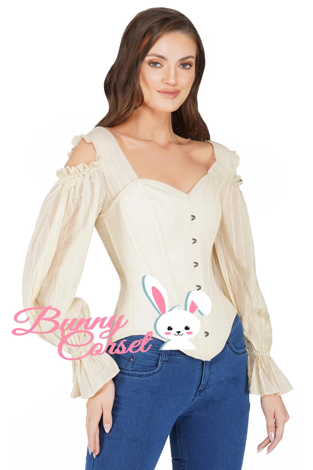 Tessa Overbust Cold Shoulder Corset
