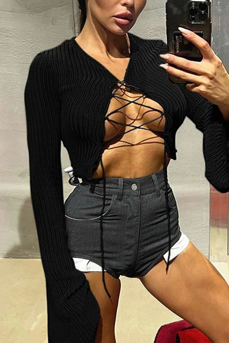 TH0254 Sheer Crop Shirt