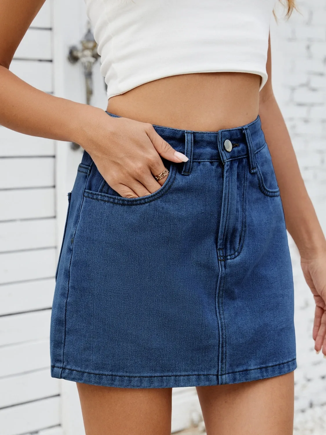 The All-American Foxy Mini Skirt