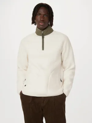 The Axis Polar Fleece Half Zip in Cloud