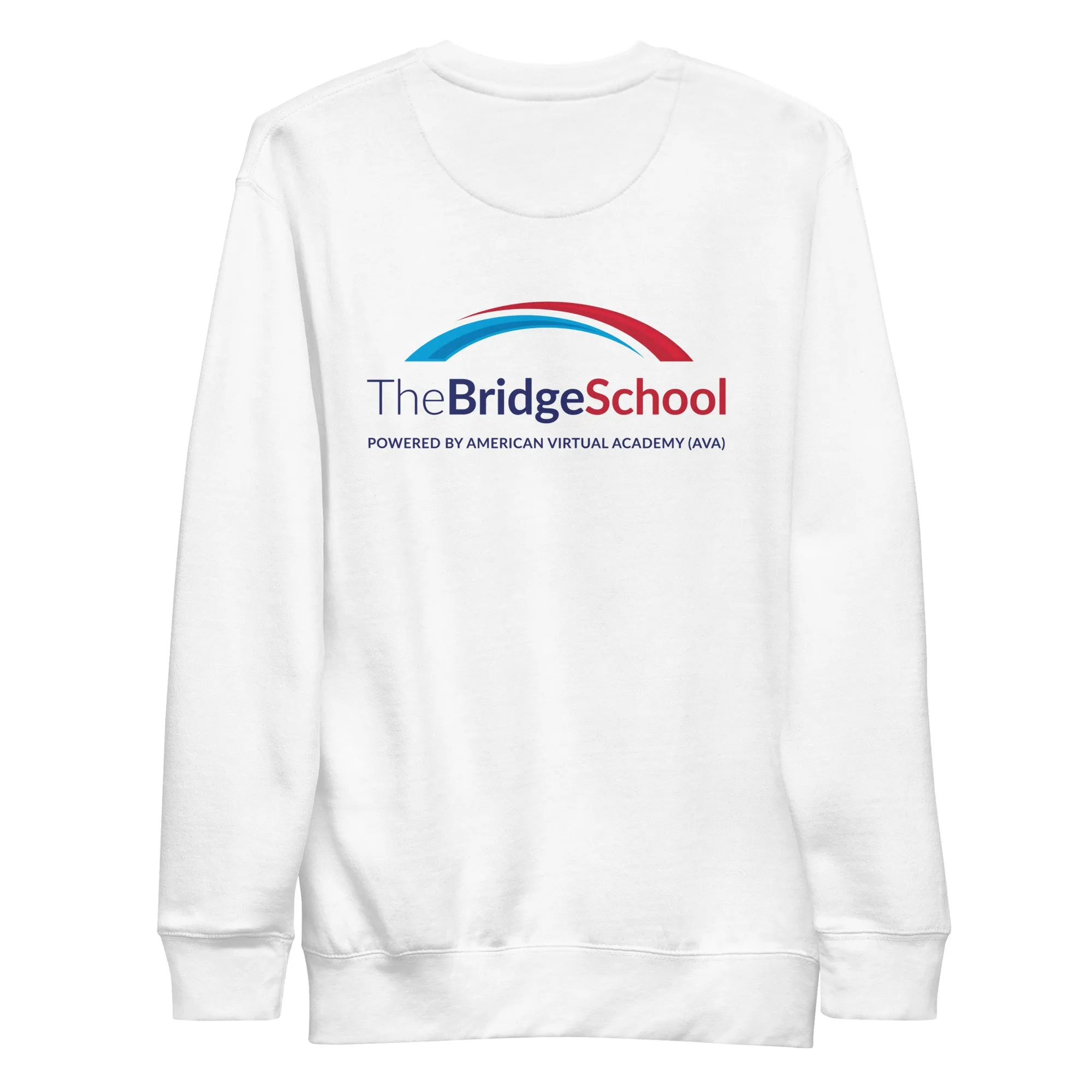 The Bridge School White Unisex Premium Sweatshirt