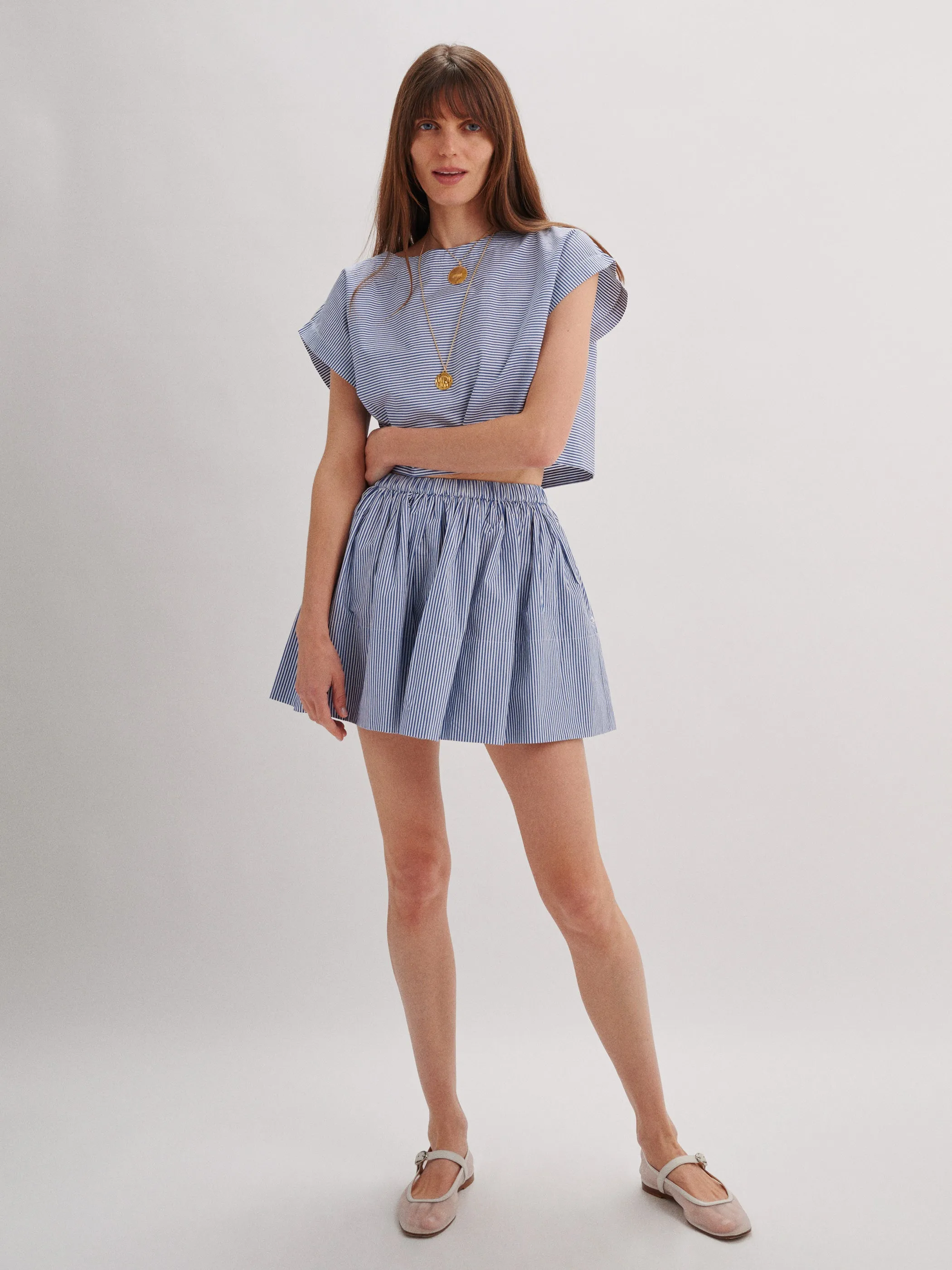 The Fousta Skirt in Cotton Poplin