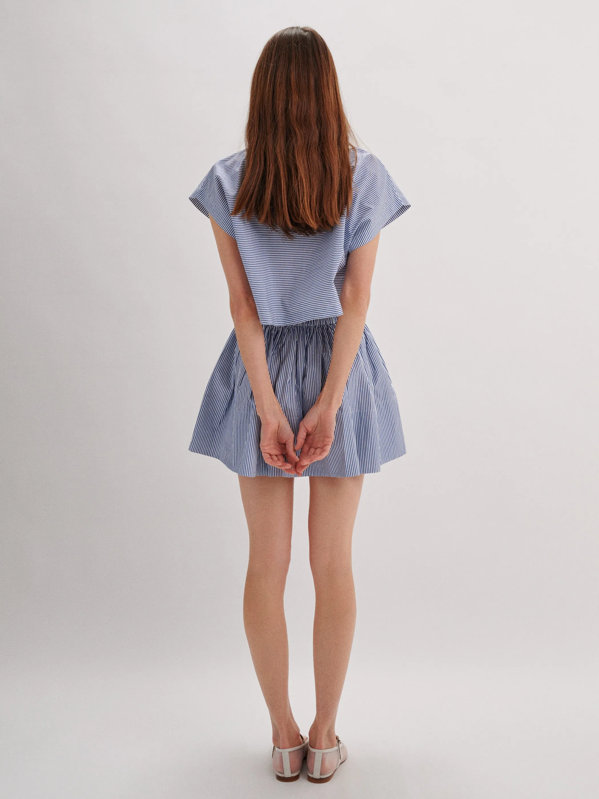 The Fousta Skirt in Cotton Poplin